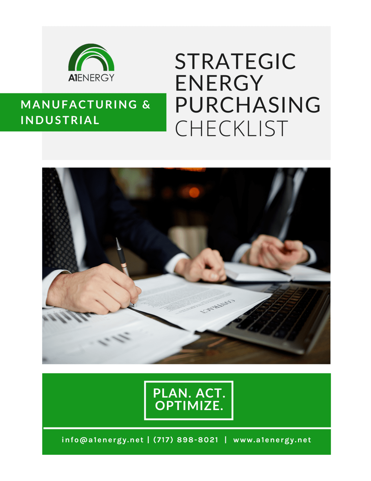 Energy procurement checklist